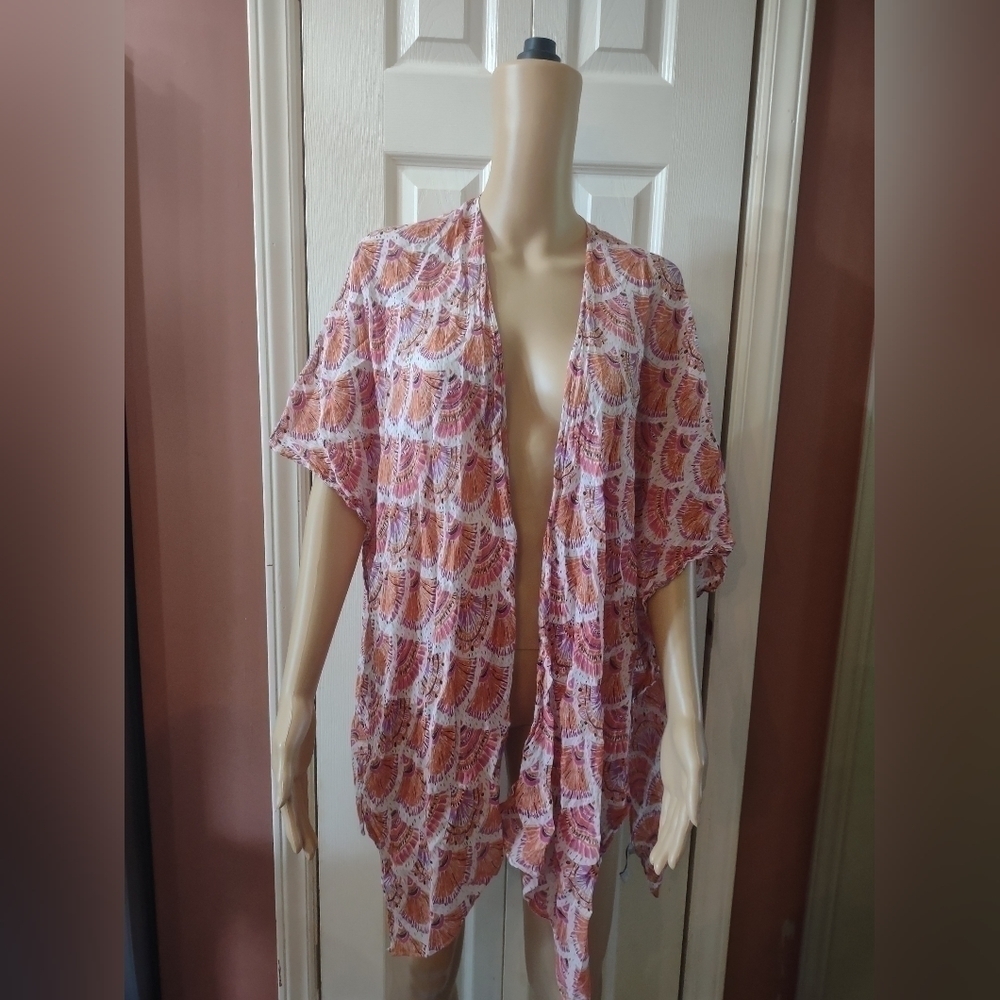 Charlie Paige one Size open kimono beach cover